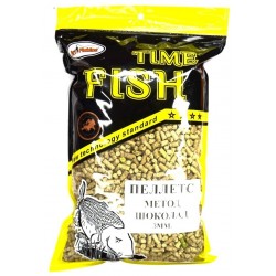 Пелет для риболовлі, флет, Art Fishing, розмір 3мм, 500г, смак Шоколад